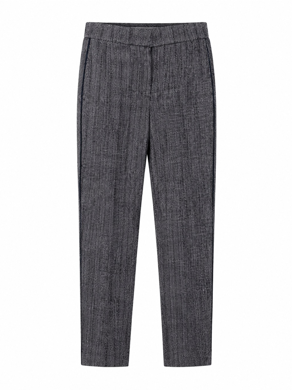 J.Crew Linen Blend Herringbone Tapered Pants Size 6